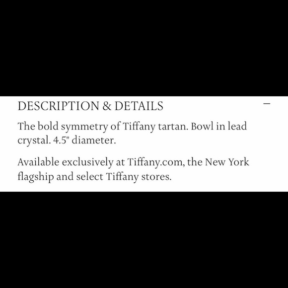 Tiffany and Co Small Plaid Bowl - Picture 2 of 2